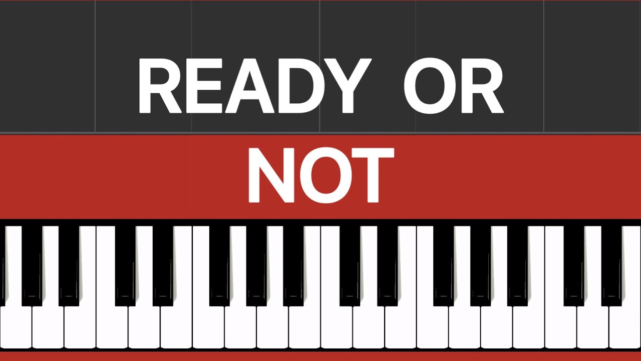 Ready Or Not - Hillsong UNITED - Piano tutorial