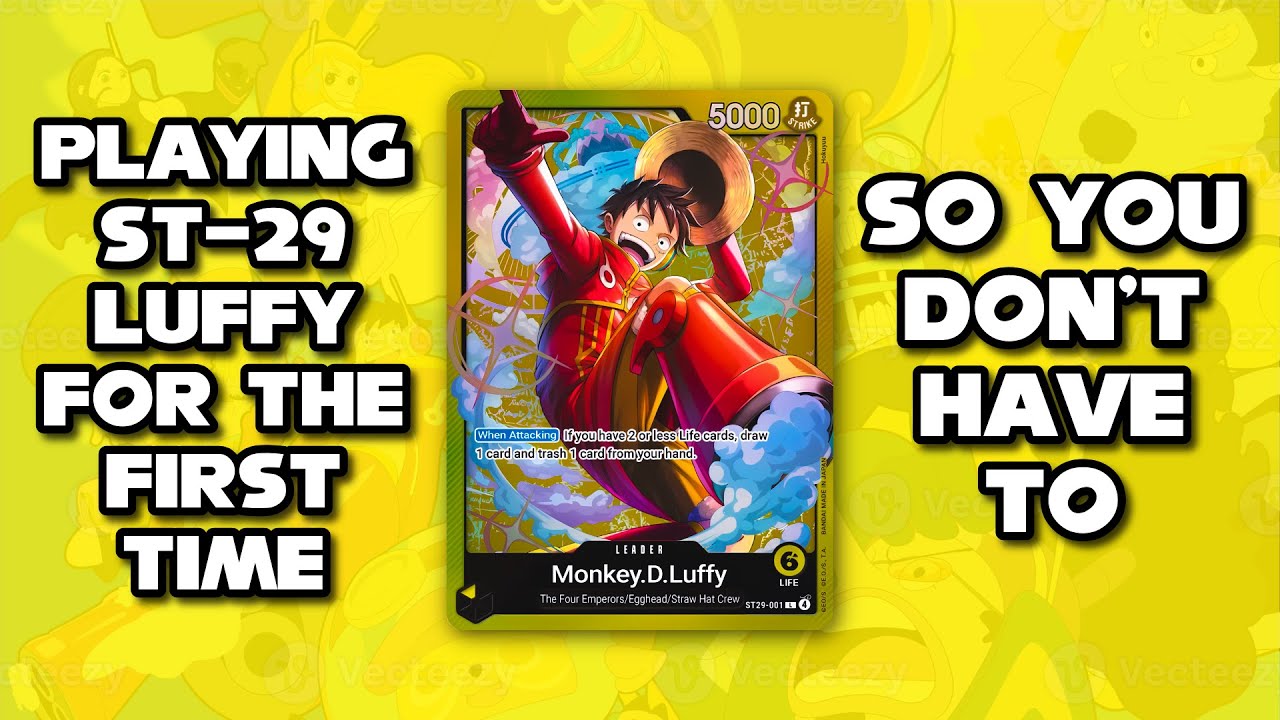 Playing ST29 Luffy For The First Time (So You Don't Have To) | One Piece Card Game [SIM]