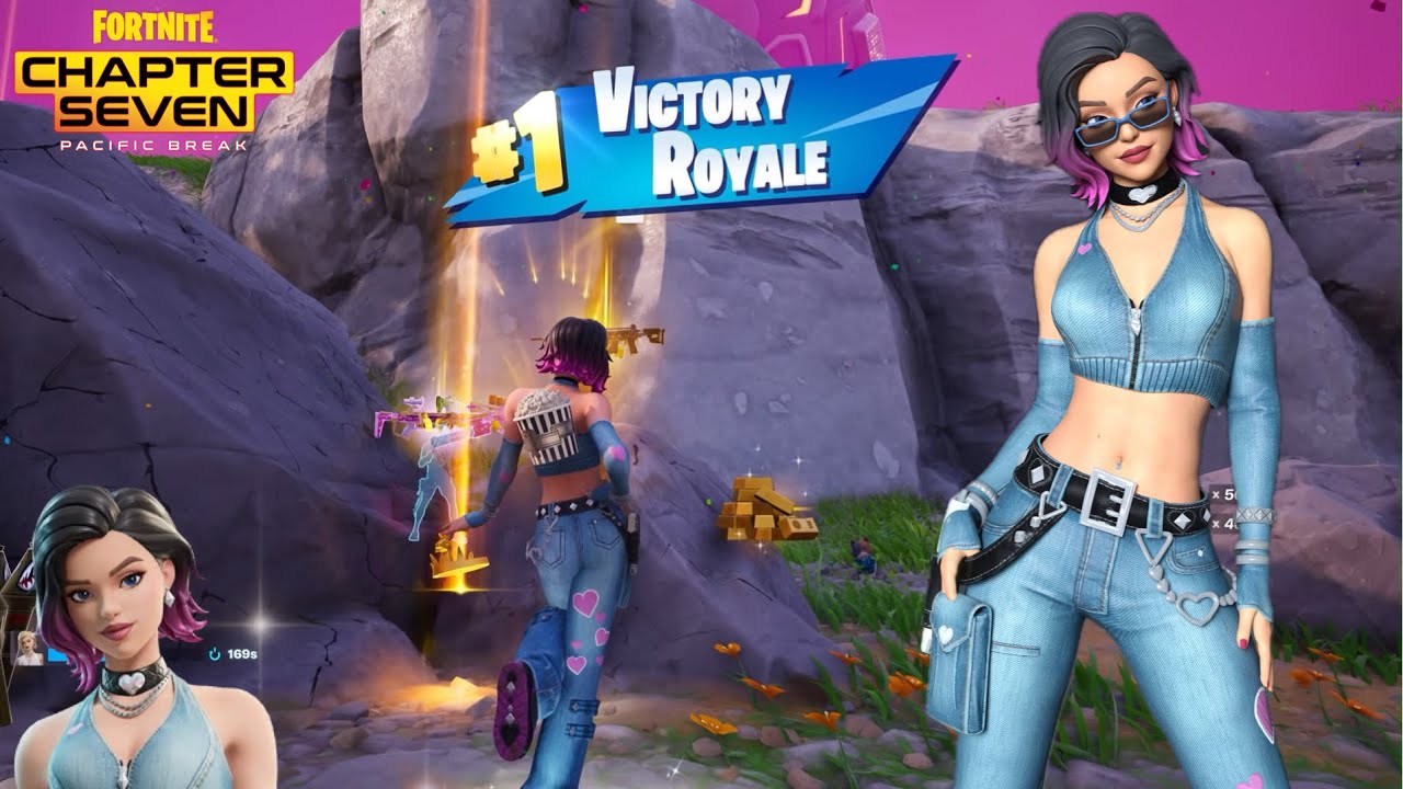 My health was down, but my win went up! Fortnite Zero Build Gameplay Chapter 7