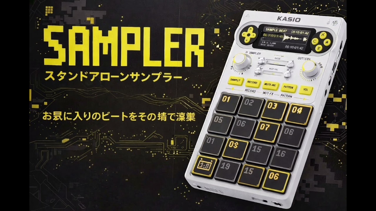 Can't wait! CASIO SX-C1　Playing with an imaginary KASIO