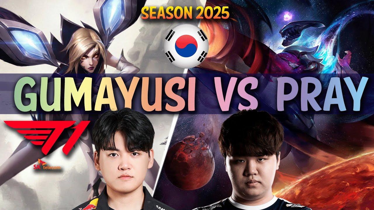 T1 Gumayusi KAI'SA vs PraY VARUS ADC - Patch 15.6 KR Ranked | lolrec