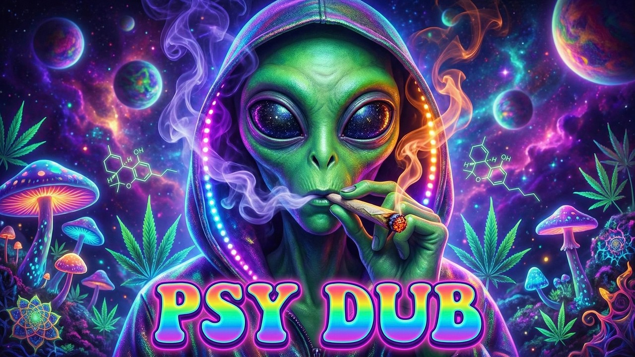 Psy Dub Universe - Cannabis, and Trippy Mushroom Worlds (Psychill Dub, PsyDub Chill Out)