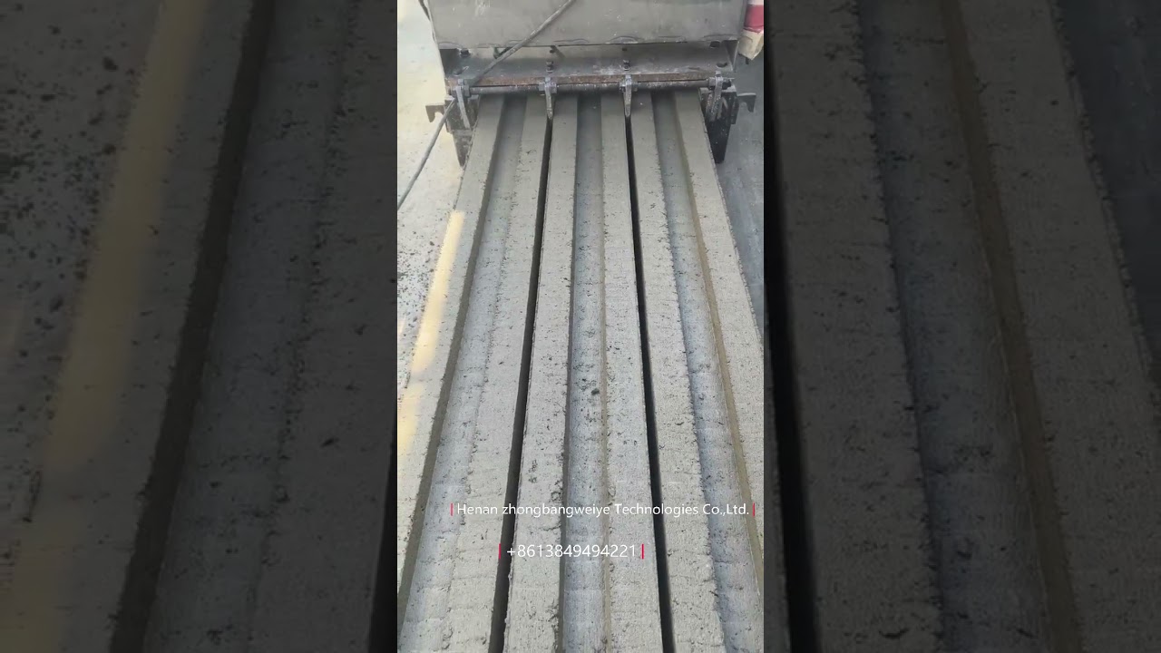 precast concrete H column machine matched with fence slab  #precastconcrete #boundarywall