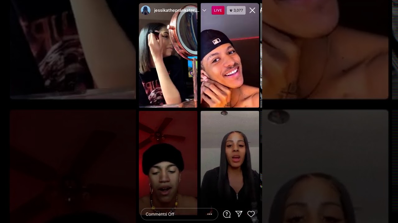 JESSICATHEPRANKSTER LIVE W HER EX ANGEL, SAM, AND MAR. JESSICA EXPLAINS WHY HER & ANGEL BROKE UP😱‼️