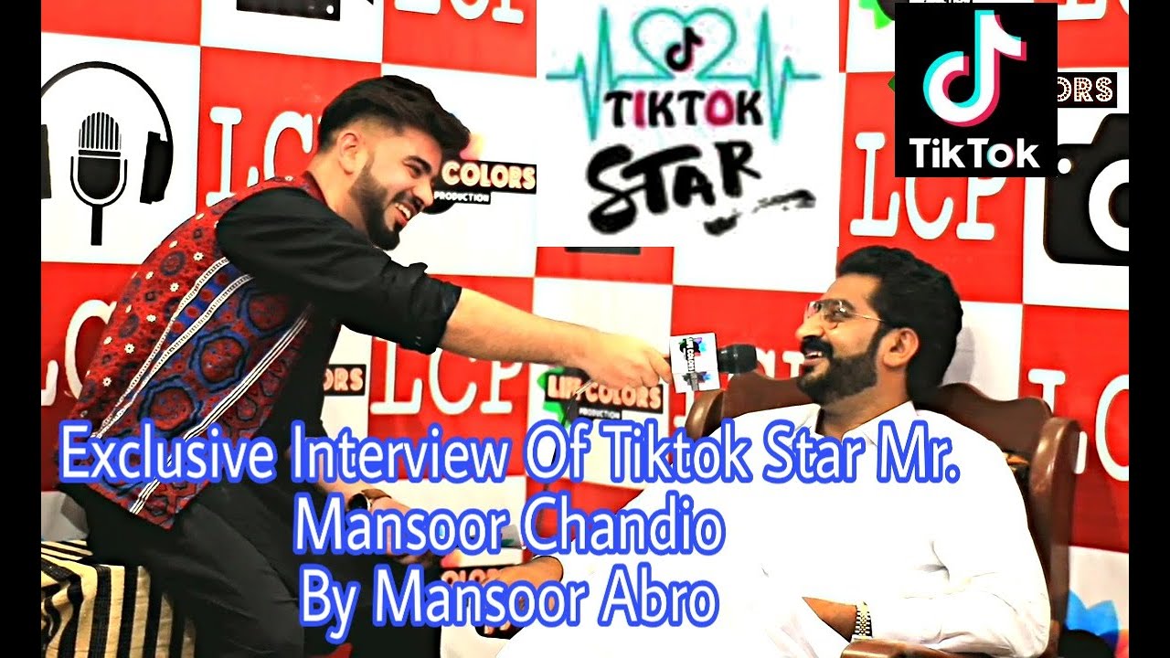 Mr.Mansoor Chandio Famous Tiktoker Interview By Mansoor Abro | Life Colors Production