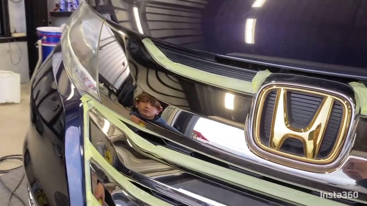 M様のオデッセイの外装磨き(*≧∀≦)