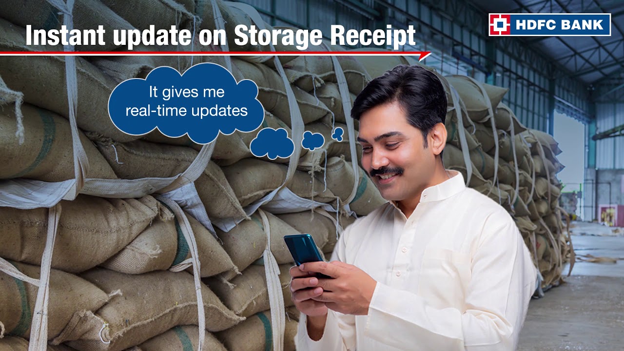 Introducing India's First Warehouse Commodity Finance App | HDFC Bank