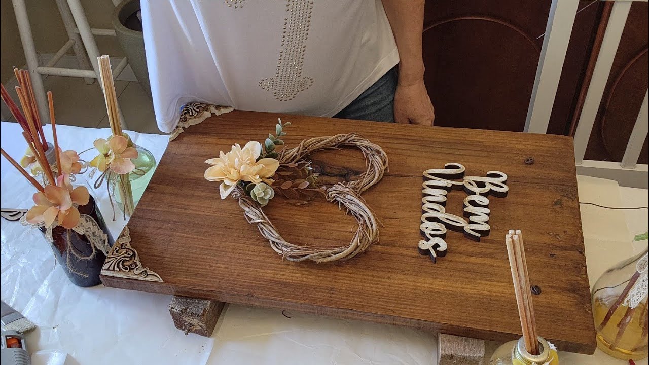 Diy: Uma bela peça com sobras de madeira, do lixo ao luxo!!!