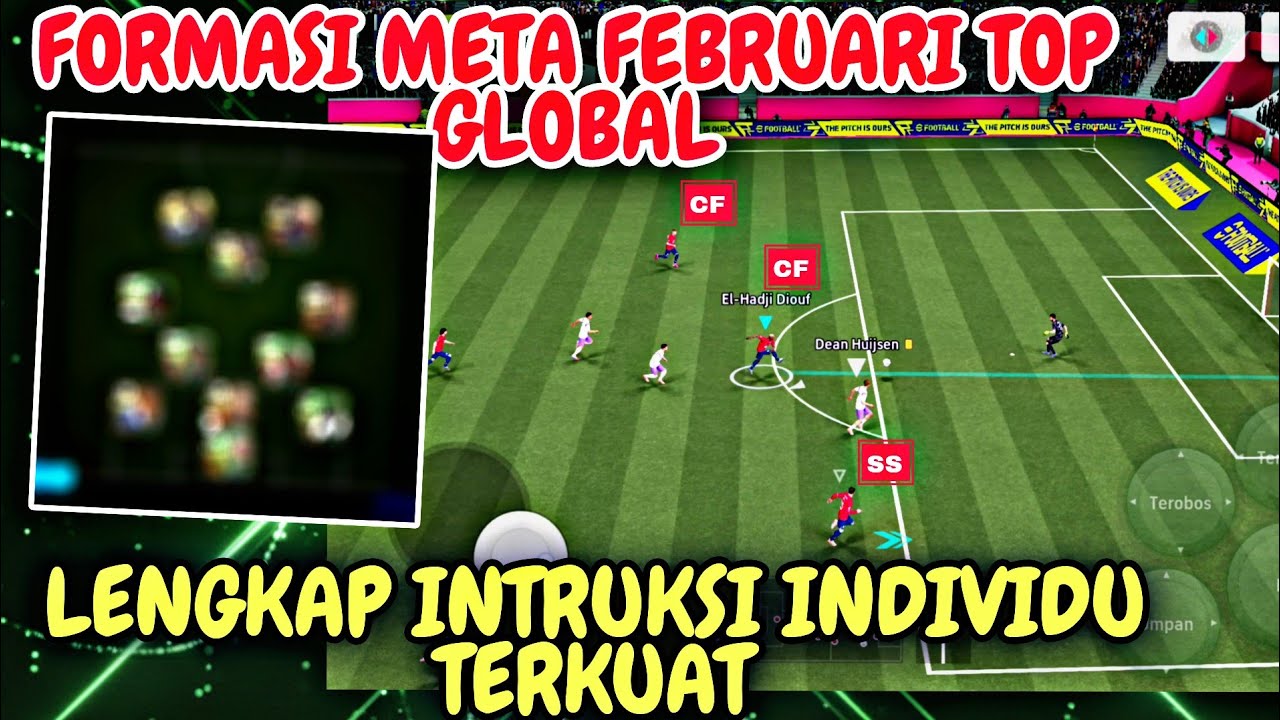 INI TOP GLOBAL FORMASI META FEBRUARI & INTRUKSI INDIVIDUALNYA EFOOTBALL 2026 MOBILE