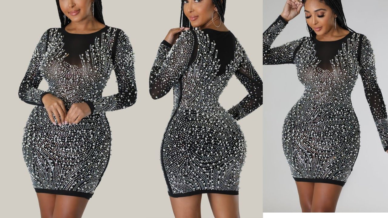 How to make a Bodycon dress | Fitted dress with stretchy fabric | Easy DIY