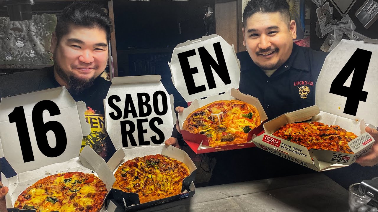 🍕 Pizzas DEMASIADO Japonesas | Los sabores mas RAROS