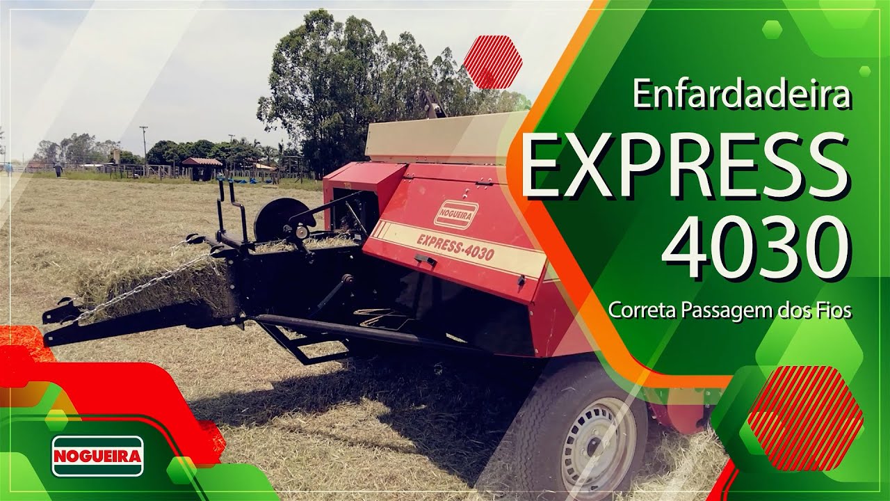 Guia Rápido Operacional - Instruções de como passar o barbante de sisal na Enfardadeira Express 4030