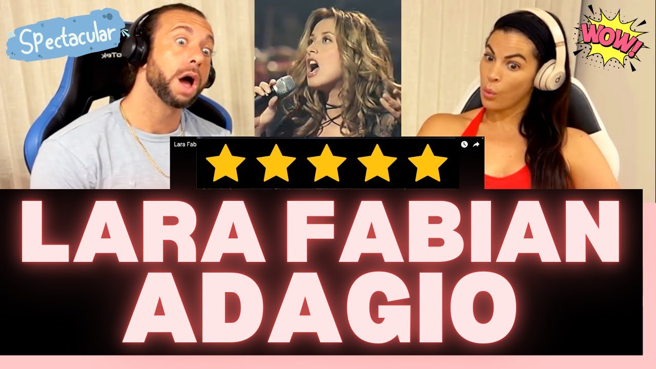 Впервые слышу Лару Фабиан - Adagio Reaction - ПРОСТО ПОТРЯСАЮЩЕЕ ВОКАЛЬНОЕ ИСПОЛНЕНИЕ!