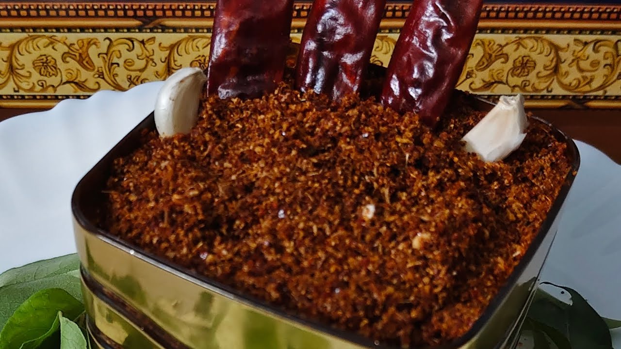 Perfect karam podi 🌶️ | dry chillies karampodi | home made karampodi for Dosa ,Idli 👌😊