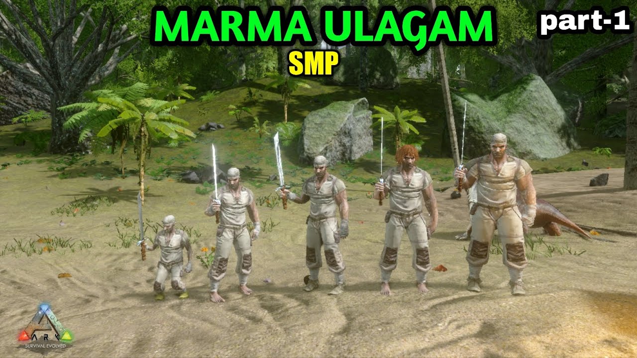 Ark Survival Evloved | Marma Ulagam Smp😍 | New Survival Smp Started🔥 | Jinesh Gaming | part-1