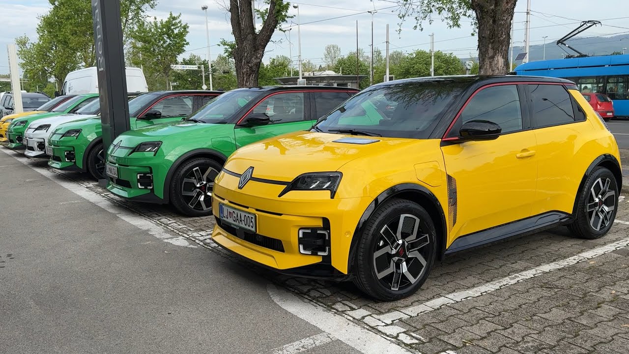 New RENAULT 5 2025 - different SPECS & COLORS (Techno & Iconic trims)