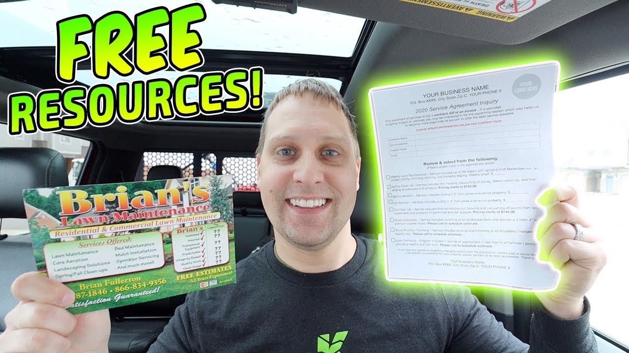 2020 Lawn Care Agreement Form! ►THIS Changed EVERYTHING! [Free Download!]