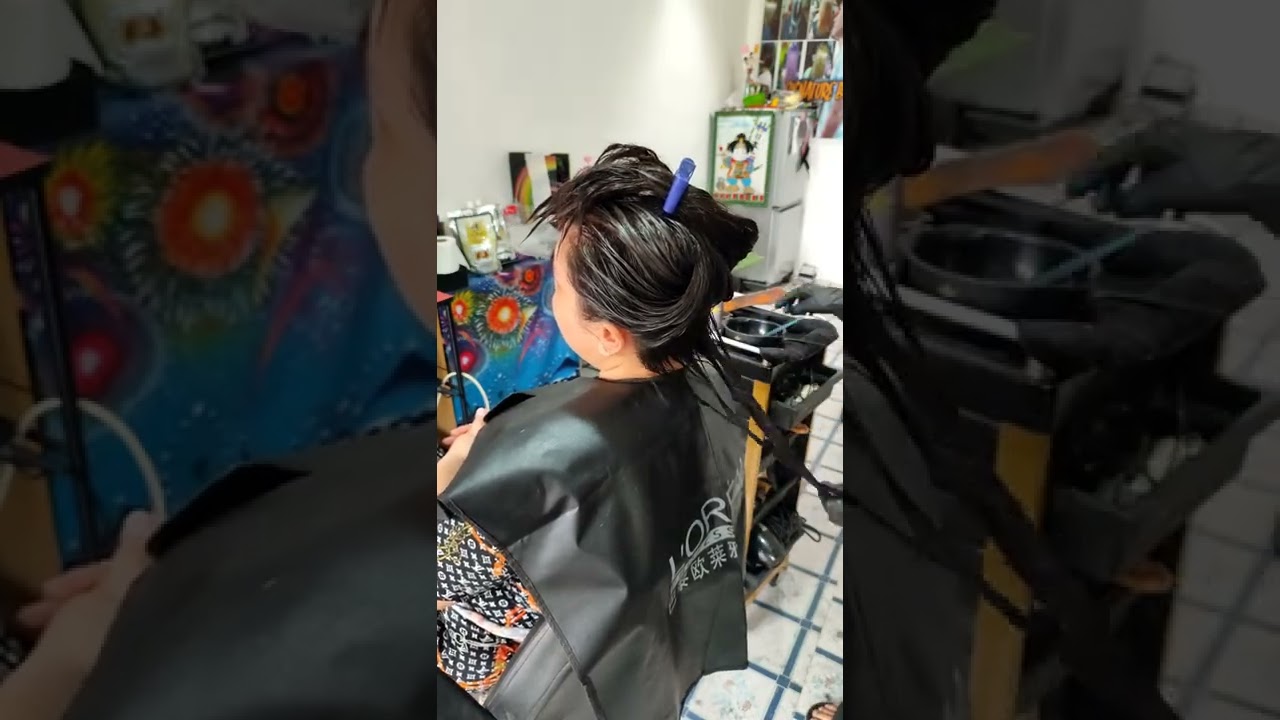 Rebond and Brazilian blowout tutorial