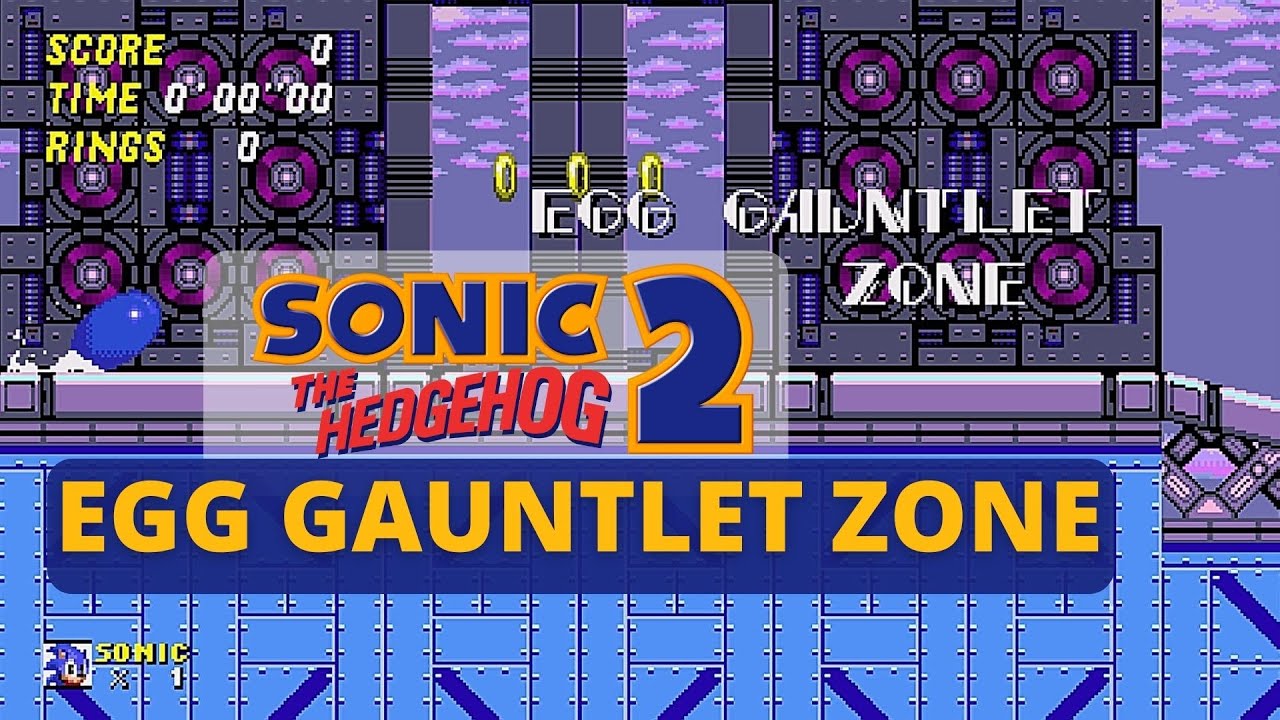 Sonic 2 Egg Gauntlet Zone Playthrough (PC)