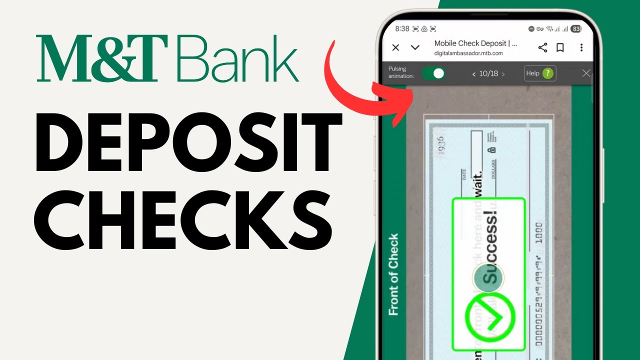 How to Deposit Checks with M&T Mobile Banking