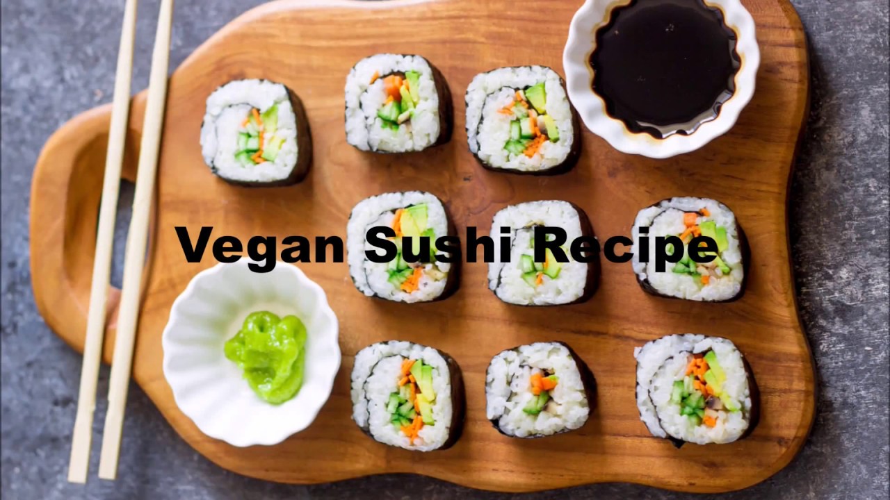 How to make Vegan Sushi roll | Avocado, Cucumber and Carrot Maki Roll Recipe