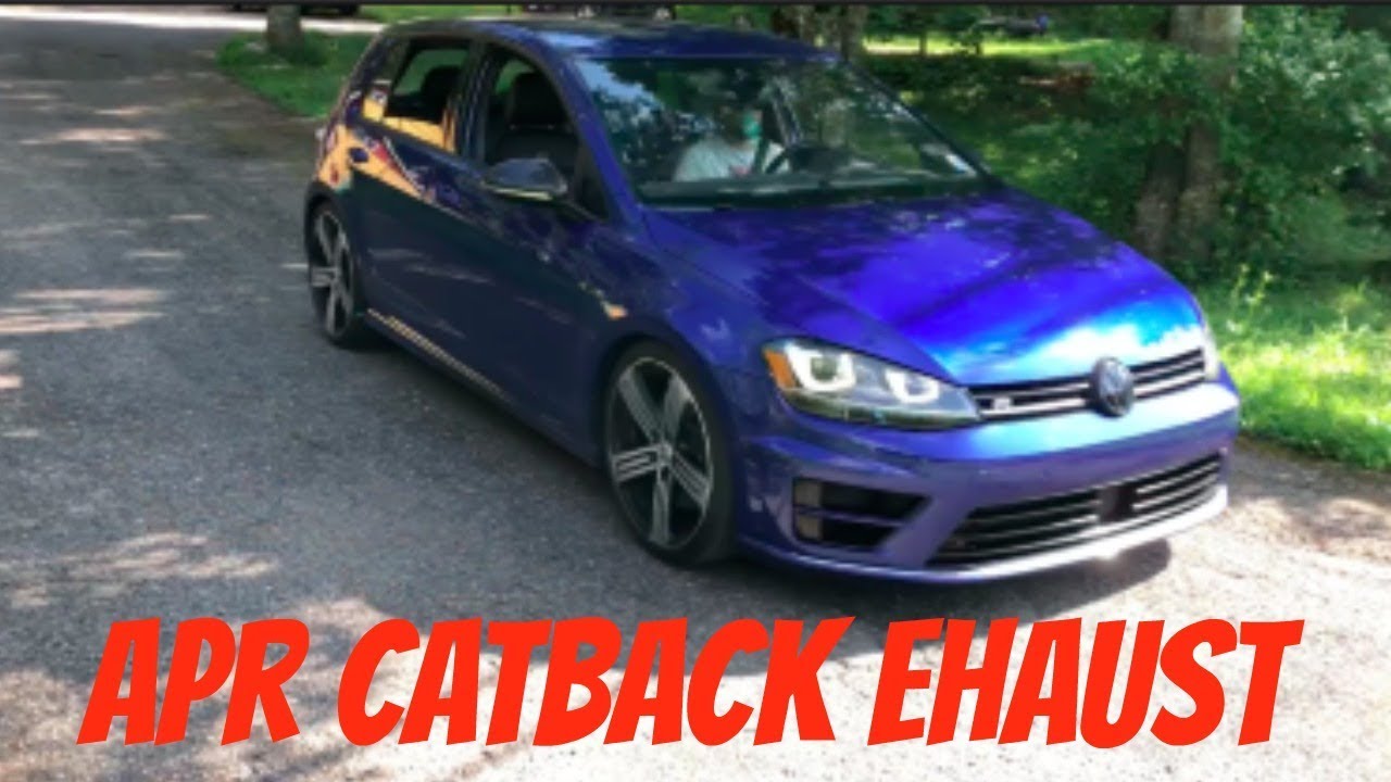 MK7 Golf R APR Catback Exhaust Clip