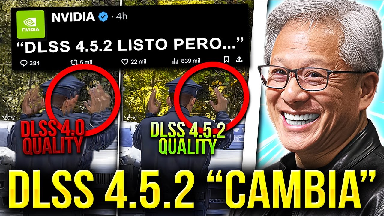 ¡DLSS 4.5.2 MEJORA ESTO vs DLSS 4 (K) en CALIDAD en GPUs RTX! (Preset K vs M)