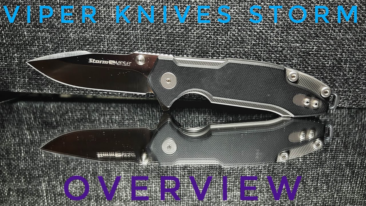 Viper Knives Storm - Knife Overview - A Hinderer Collaboration