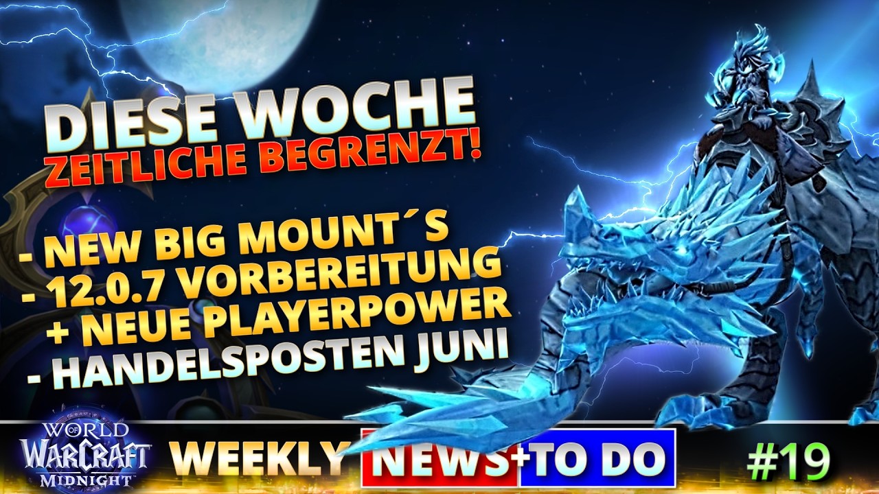 🚨 Time-Limited Mount | 12.0.7 Vorbereitung | Omnium Folio | Handelsposten | WoW Midnight 12.0.5 M#20
