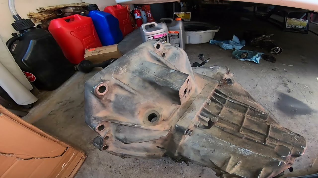 Installing P11 transmission Into Paul's Gti-R Swapped B13 Sentra Se-R