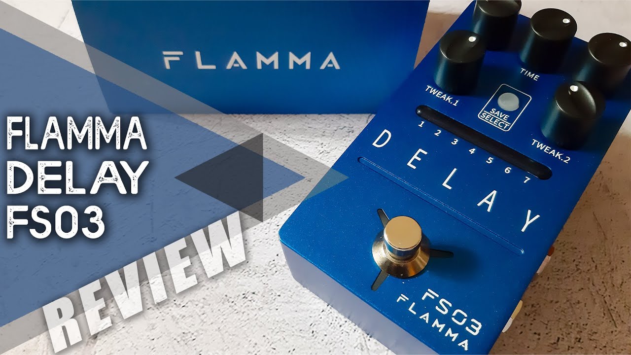 AWESOME Budget PEDAL | Flamma FS03 Stereo DELAY | VIDEO REVIEW [NO TALK]