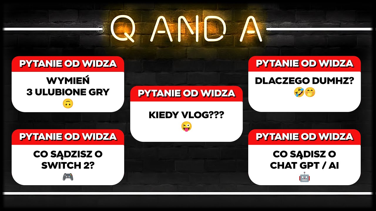 Q&A 💭| Kiedy Vlog? Czy Używam AI Przy Robieniu Filmów? Dlaczego DumHz? I wiele więcej... 😀