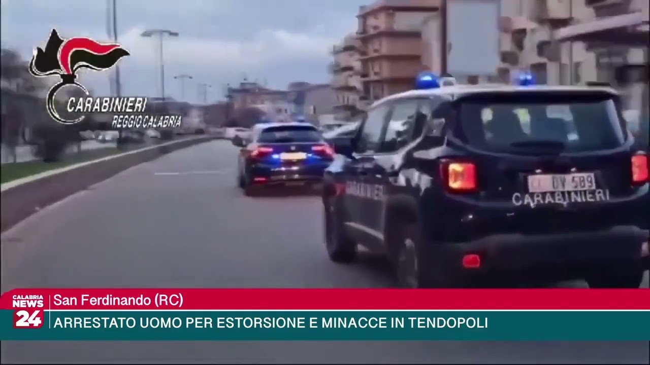San Ferdinando (RC) - ARRESTATO UOMO PER ESTORSIONE E MINACCE IN TENDOPOLI

Visita il nostro sito:…