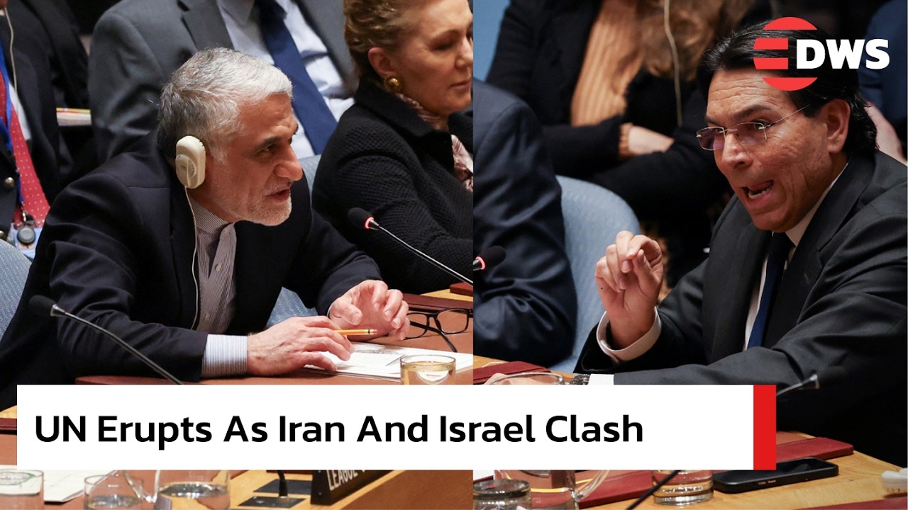 HEATED DEBATE: Massive UN Showdown Iran and Israel Trade Blame Over Deadly Strikes | DWS News | AC14