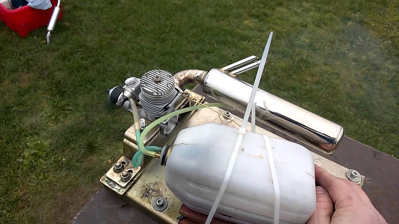 Webra 50 Pylon Reno Race Engine with Stückerjürgen Muffler