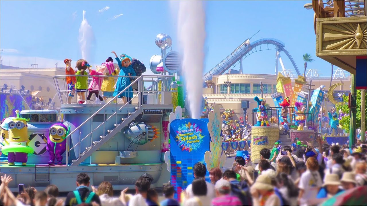 【4K】USJ NO LIMIT! サマー・スプラッシュ・パレード2024.7.5-14:00