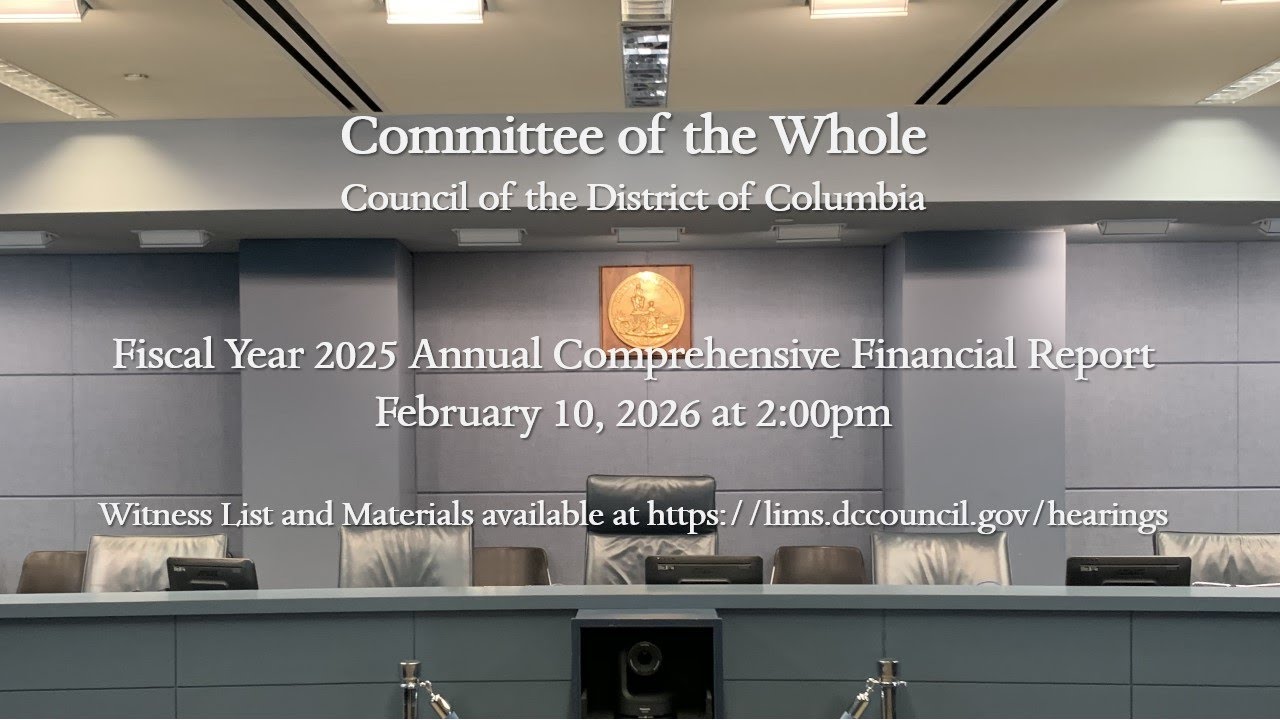 COW Hearing: Fiscal Year 2025 Annual Comprehensive Financial Report