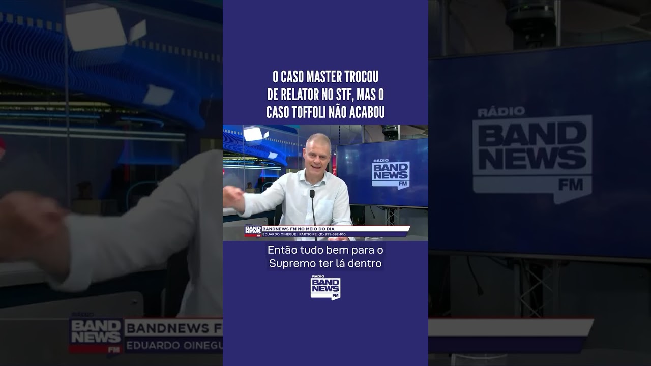 O âncora do BandNews no Meio do Dia e do Jornal da Band, Eduardo Oinegue,  avalia a saída do min