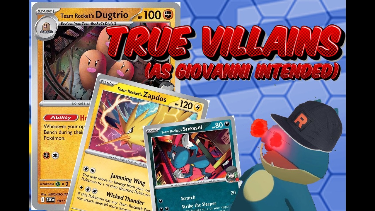 Let's be villains with TEAM ROCKET CONTROL!