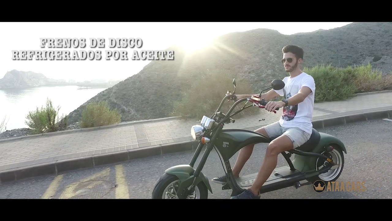 Choper el&eacute;ctrica estilo harley   moto el&eacute;trica citycoco de bateria ATAA Pirate