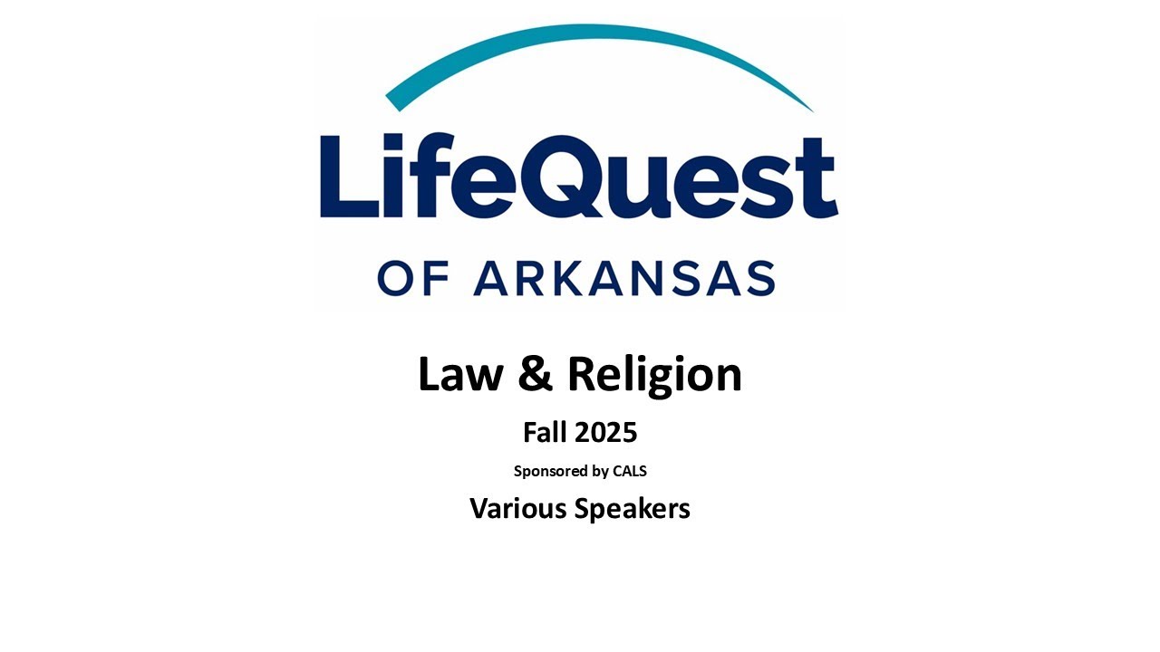 Law & Religion with Dr Ali Kahn from board of Interfaith Center Week 7 Nov 4 2025