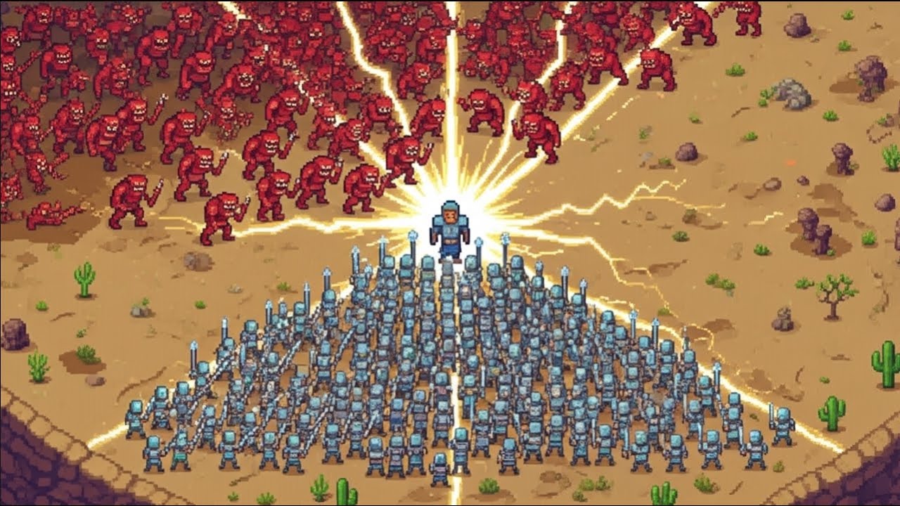 Swordsman Army vs. Endless Horde | Mage & Monsters 2