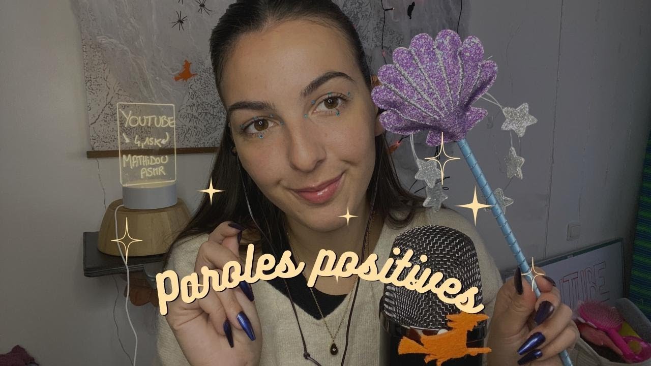Asmr: Paroles réconfortantes & positives avec du visuel pour bien dormir 💜