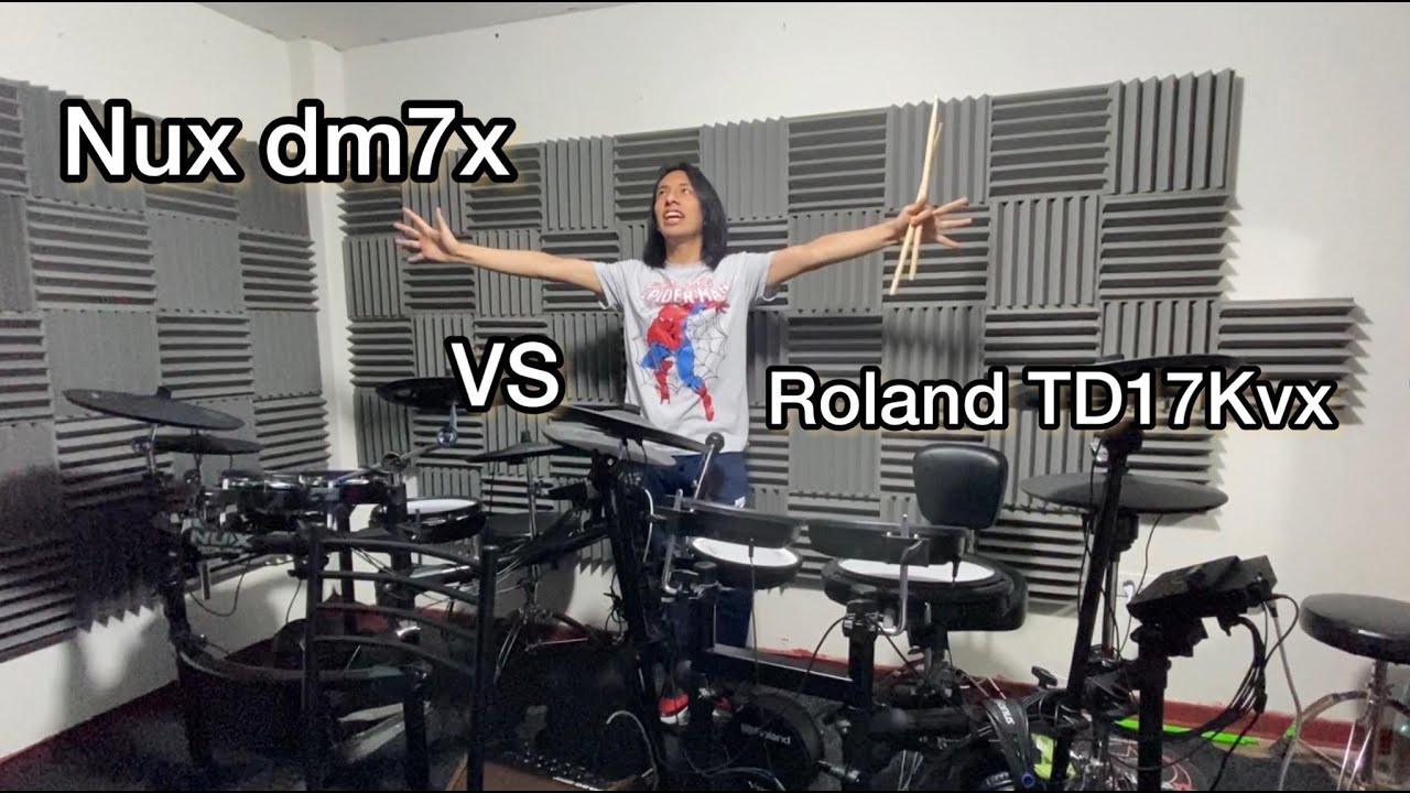 Roland TD17kvx Versus Nux Dm7x - Ricardo Caldas
