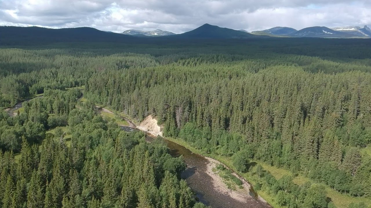 Fishing and landscape around Ljungdalen/ Storsjö