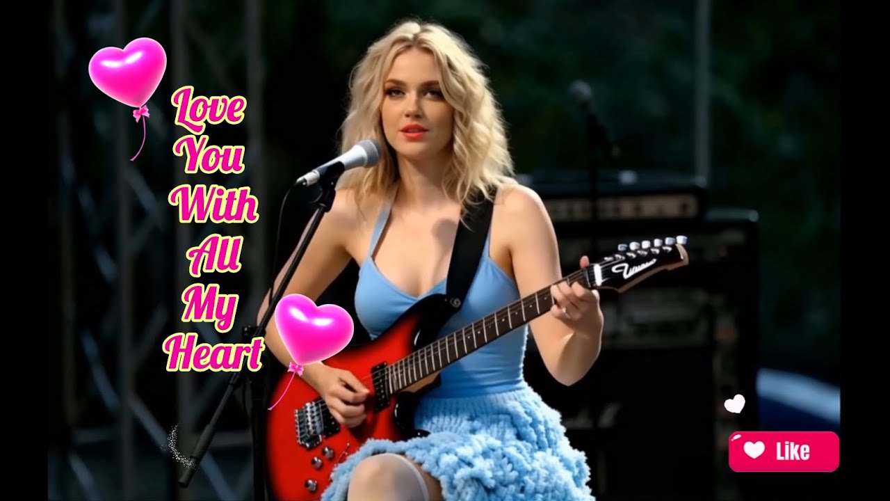 Love You With All My Heart #ai #music #singer #aivideo #beautiful #ai_mussic_singer