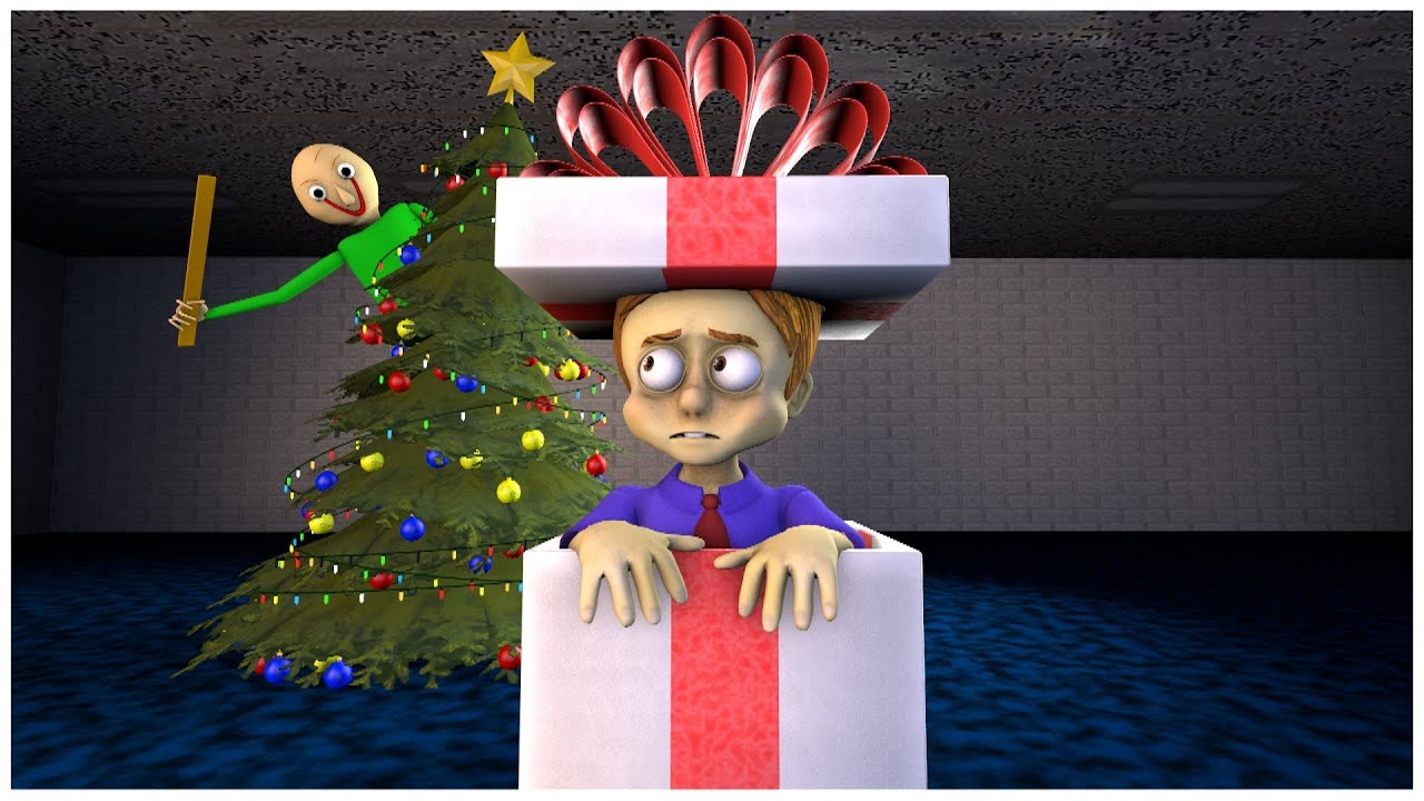 [SFM Baldi's Basic] Рождественский подарок Джереми