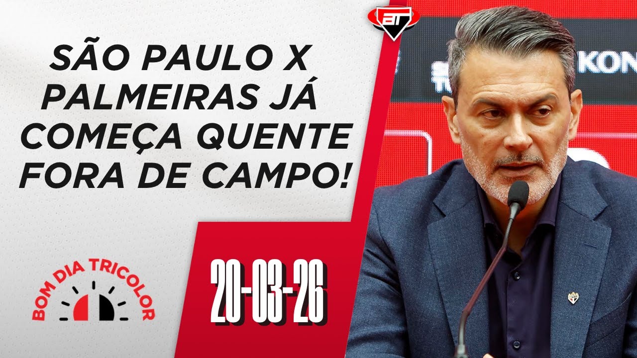 SÃO PAULO X PALMEIRAS vira 'guerra de declarações' ! Rui Costa x Leila e Barros | Bom Dia Tricolor