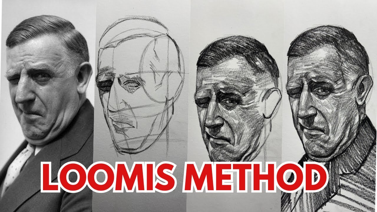 How to Draw Heads Loomis Method: Loomis Method Tutorial, Loomis Method Drawing, Loomis Method