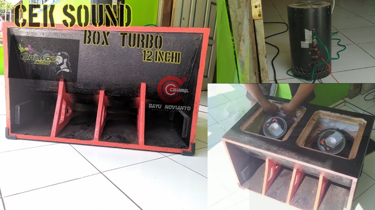 Cek sound box TURBO 12 inchi Versi BREWOG
